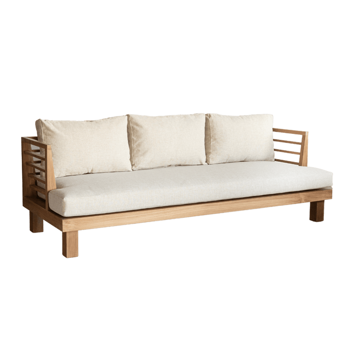 Zoco Home Outdoor Sofas Amaya Three Seater Sofa | Sand