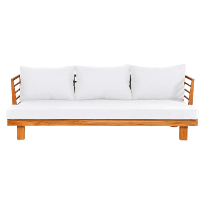 Zoco Home Outdoor/Sofa Amaya Three Seater Sofa | White
