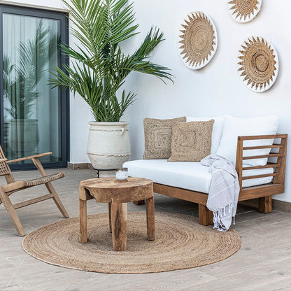 Zoco Home Outdoor/Sofa Amaya Two Seater Sofa | White