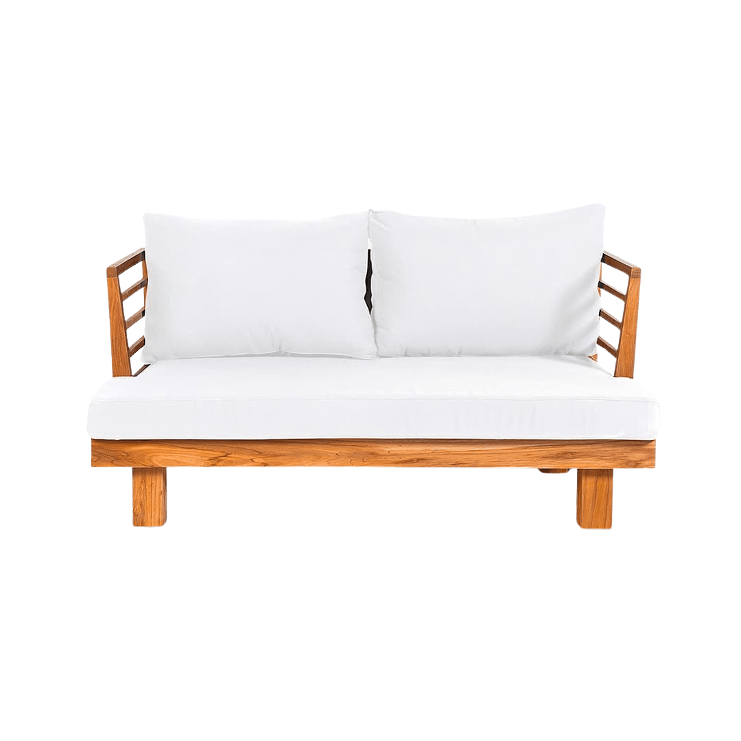 Zoco Home Outdoor/Sofa Amaya Two Seater Sofa | White
