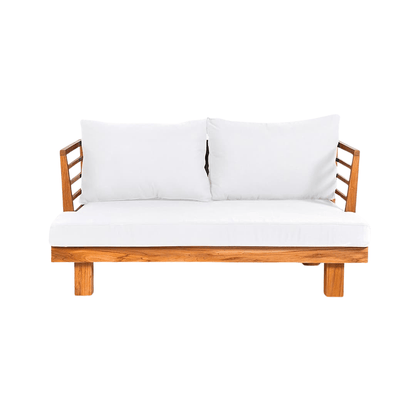Zoco Home Outdoor/Sofa Amaya Two Seater Sofa | White