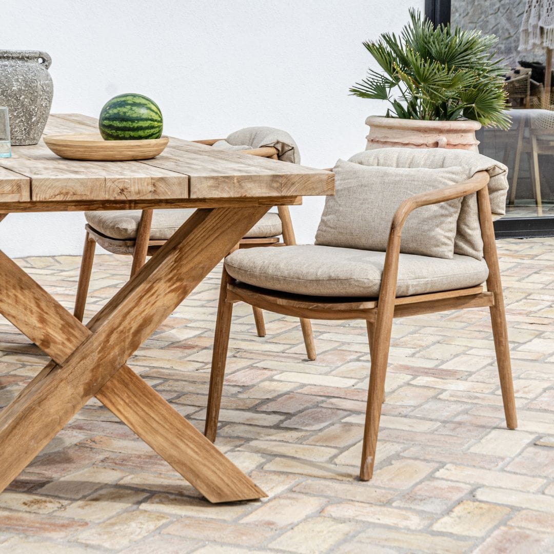 Amina Outdoor Teak Dining Chair – Zoco Home