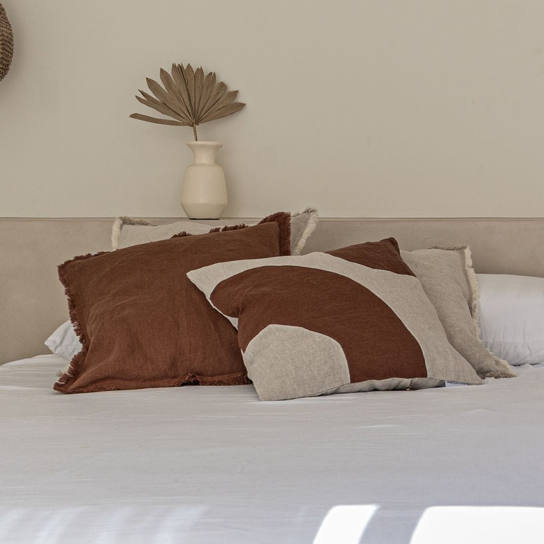 Zoco Home Decor/Textile/Cushions Amira Cushion Cover Brown Sugar | 50x50cm