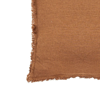 Zoco Home Capa de almofada Amira Castanho Açúcar | 50x50 cm