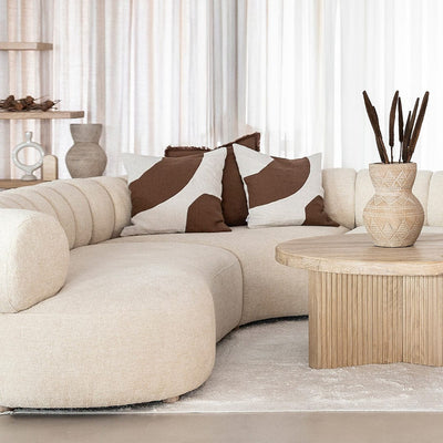 Zoco Home Amira Kissenbezug Mokka | 50 x 50 cm