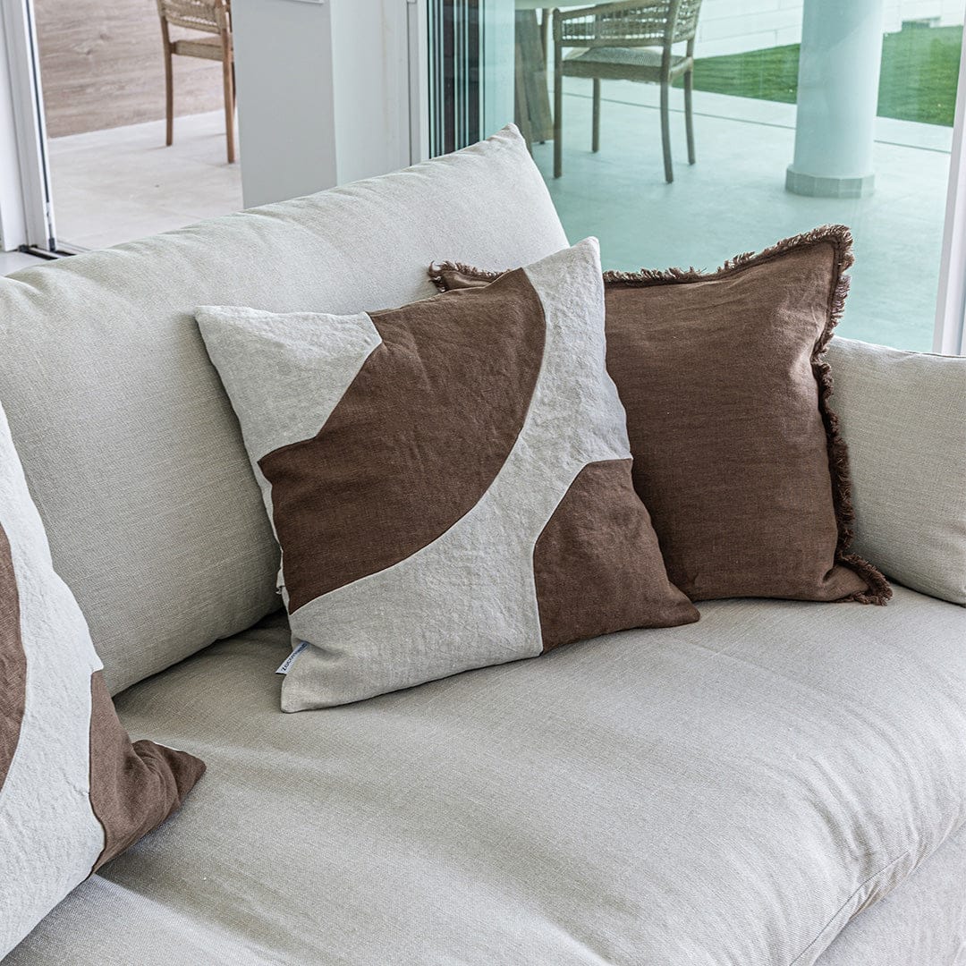 Meira Cushion Cover Mocha | 50x50cm – Zoco Home