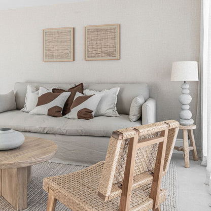 Zoco Home Decor/Textile/Cushions Amira Cushion Cover Natural | 50x50cm