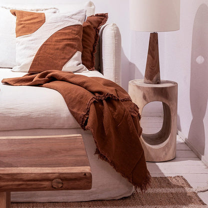 Zoco Home Decor/Textile/Throws Amira Throw Brown Sugar