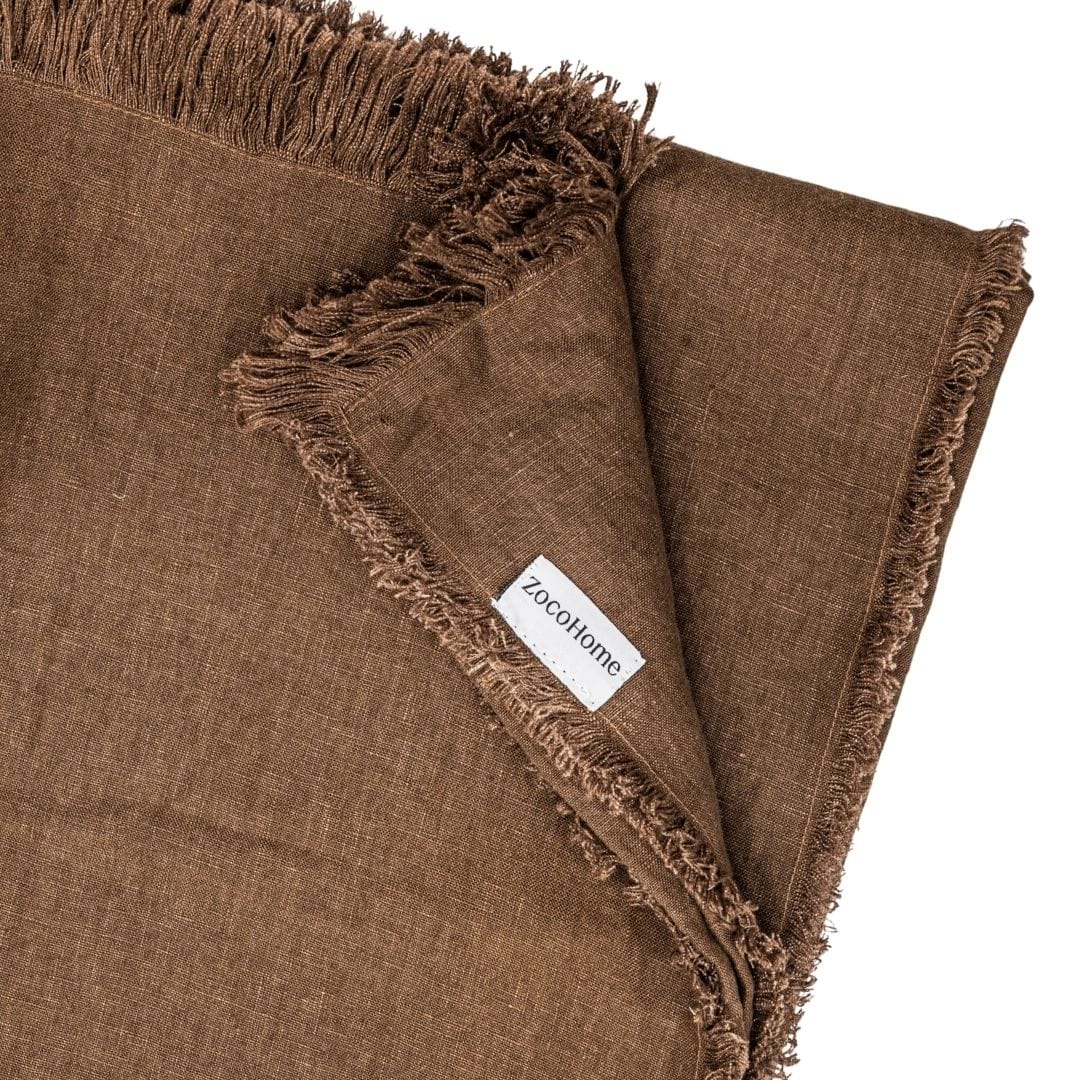 Zoco Home Decor/Textile/Throws Amira Throw Mocha | 140x180cm