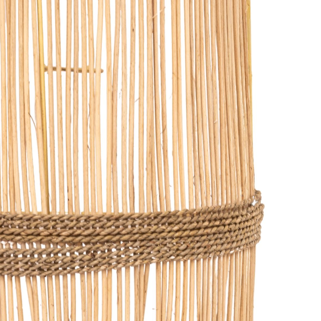 Zoco Home Furniture Anak Rattan Wall Lamp | Cylindrical