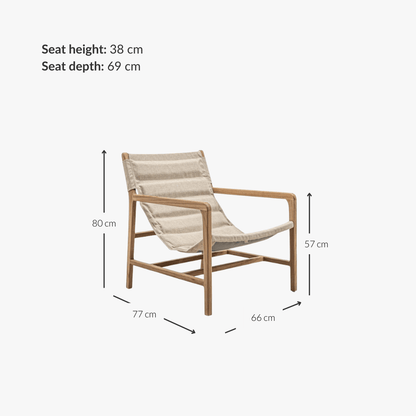 Zoco Home Outdoor/Chair/Lounge Aria Outdoor Lounge Chair