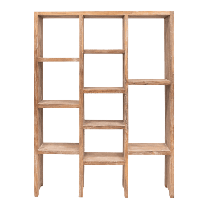 Zoco Home Baik Bookcase | Light Waxed 150x30x200cm