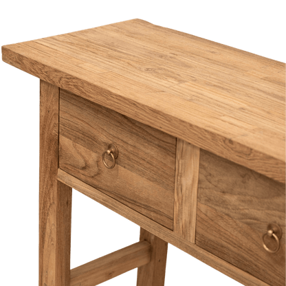 Zoco Home Furniture/Table Baik Console w/ 2 Drawers | 100x30x90cm