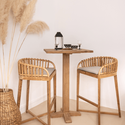 Zoco Home Furniture/Table Bali Bar Table | 70x70x110cm