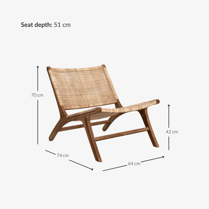 Zoco Home Furniture Bali Lounge Chair