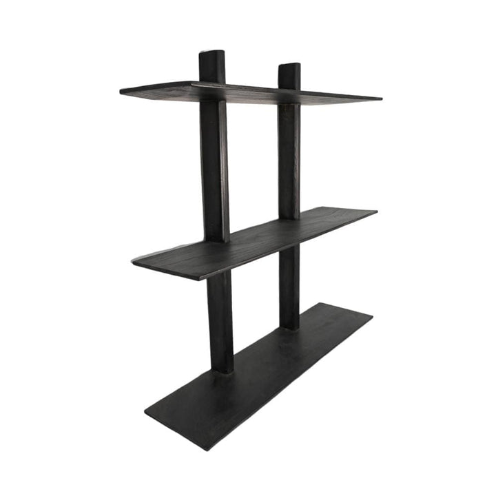 Zoco Home Furniture Bali Shelf | Black 90x20x100cm