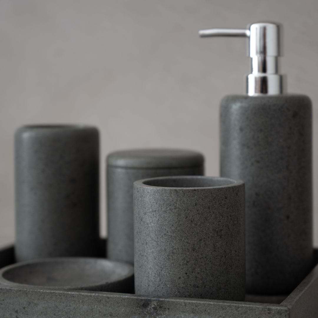 Zoco Home Decor/Bathroom Bali Stone Bathroom Set
