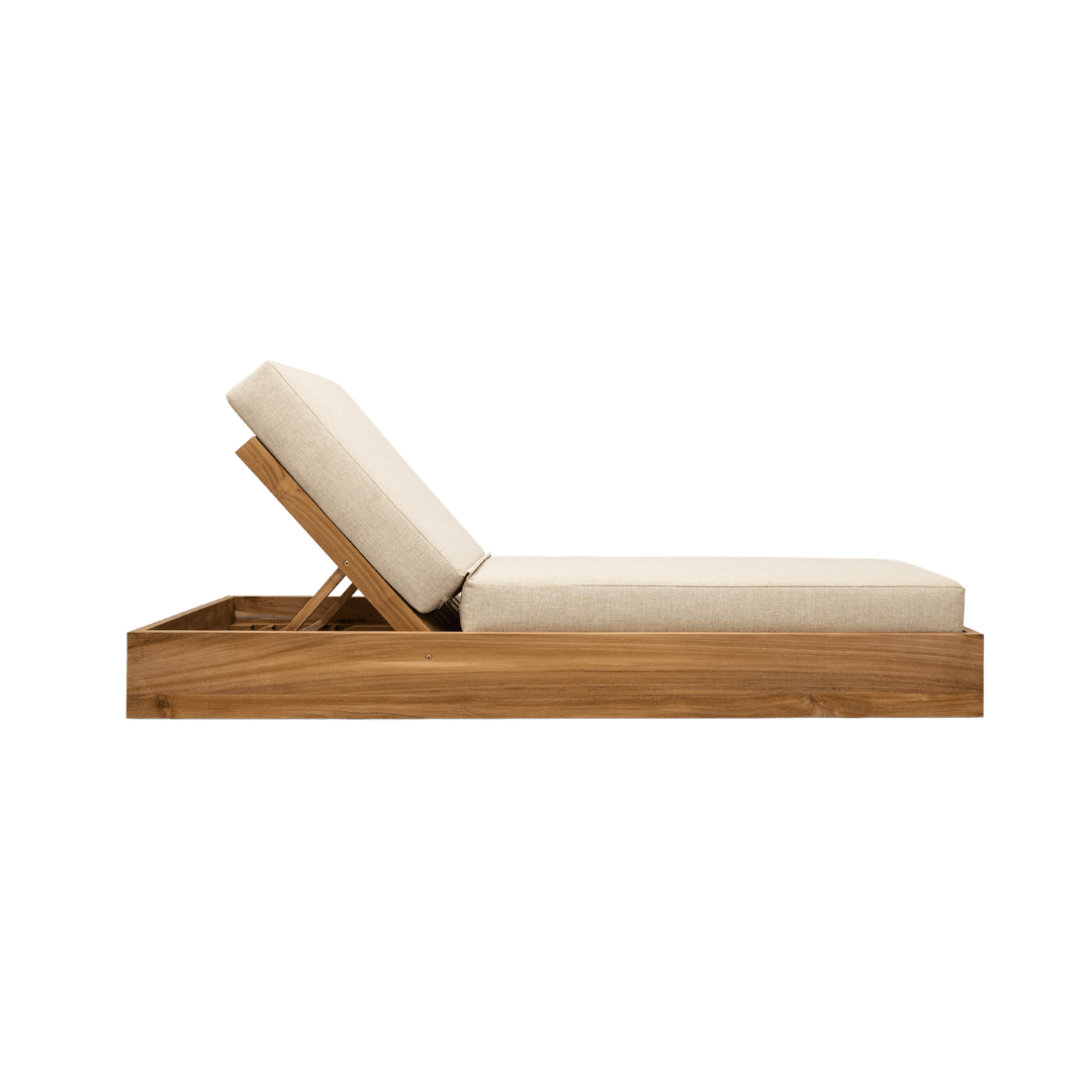 Zoco Home Outdoor/Sunbed Bali Sunbed | Sand 200x70x35cm