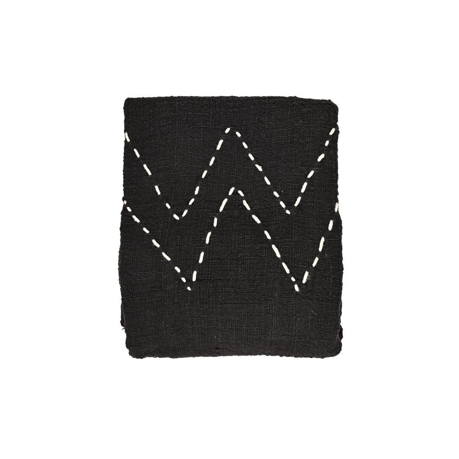 Zoco Home Bali Throw | Black 220x130cm