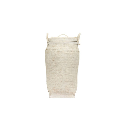 Zoco Home Decor/Accessories Bamboo Basket | Whitewashed 30x60cm