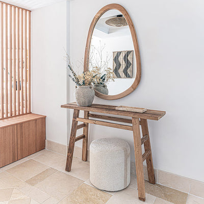 Zoco Home Candeeiro de teto em bambu | Natural/Preto