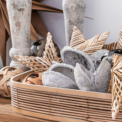 Zoco Home Decor/Christmas Bamboo Christmas Ball | Oatmeal