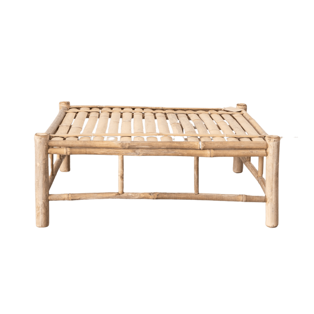 Zoco Home Bamboo Coffee Table | 76x76x29cm