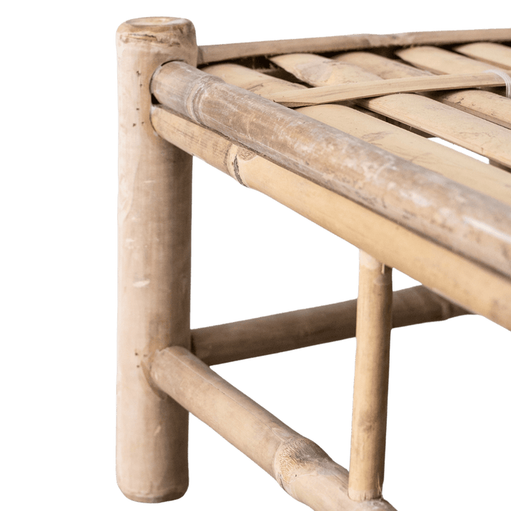Zoco Home Bamboo Coffee Table | Natural 76x76x29cm