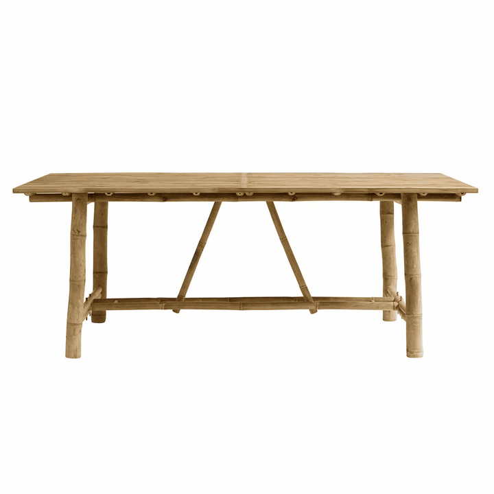 Zoco Home Furniture Bamboo Dining Table | 200x80x75cm