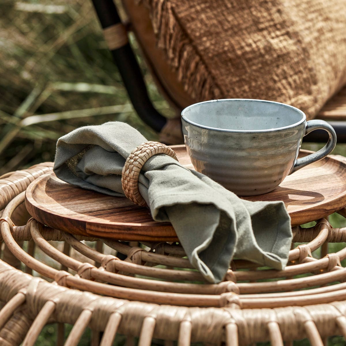 Zoco Home Decor/Kitchen Bamboo Napkin Ring | Set of 4