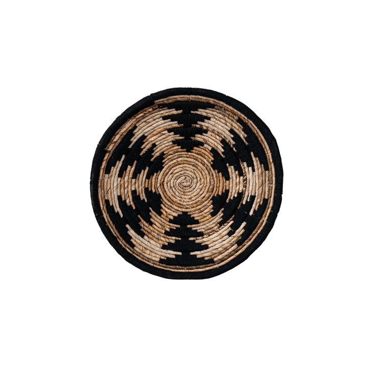 Zoco Home Banana Wall Deco Basket | Black/Natural 40cm