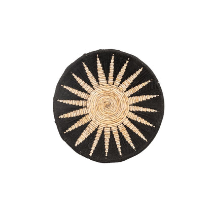 Zoco Home Decor/Accessories Banana Wall Deco Basket | Black & Natural 40cm