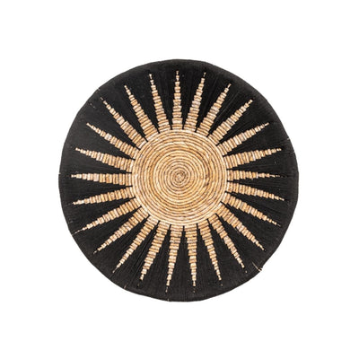 Zoco Home Decor/Accessories Banana Wall Deco Basket | Black & Natural 50 cm