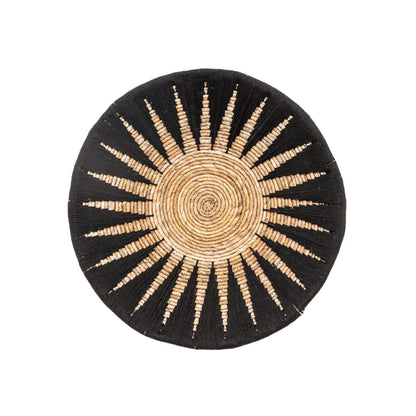 Zoco Home Decor/Accessories Banana Wall Deco Basket | Black & Natural 50 cm