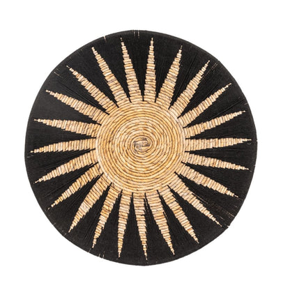 Zoco Home Decor/Accessories Banana Wall Deco Basket | Black & Natural 60cm