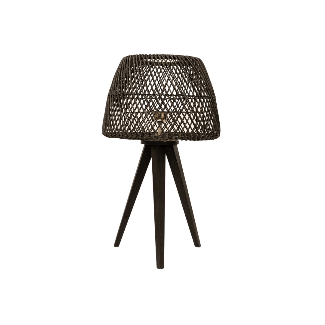 Zoco Home Furnitures Bangka Table Lamp | Black 29x42cm