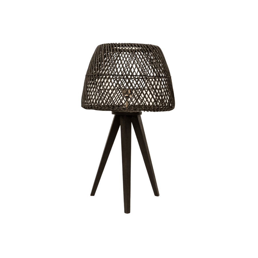 Zoco Home Furnitures Bangka Table Lamp | Black 29x42cm