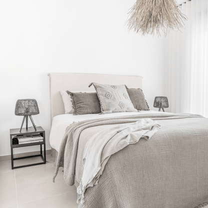 Zoco Home Furnitures Bangka Table Lamp | Black