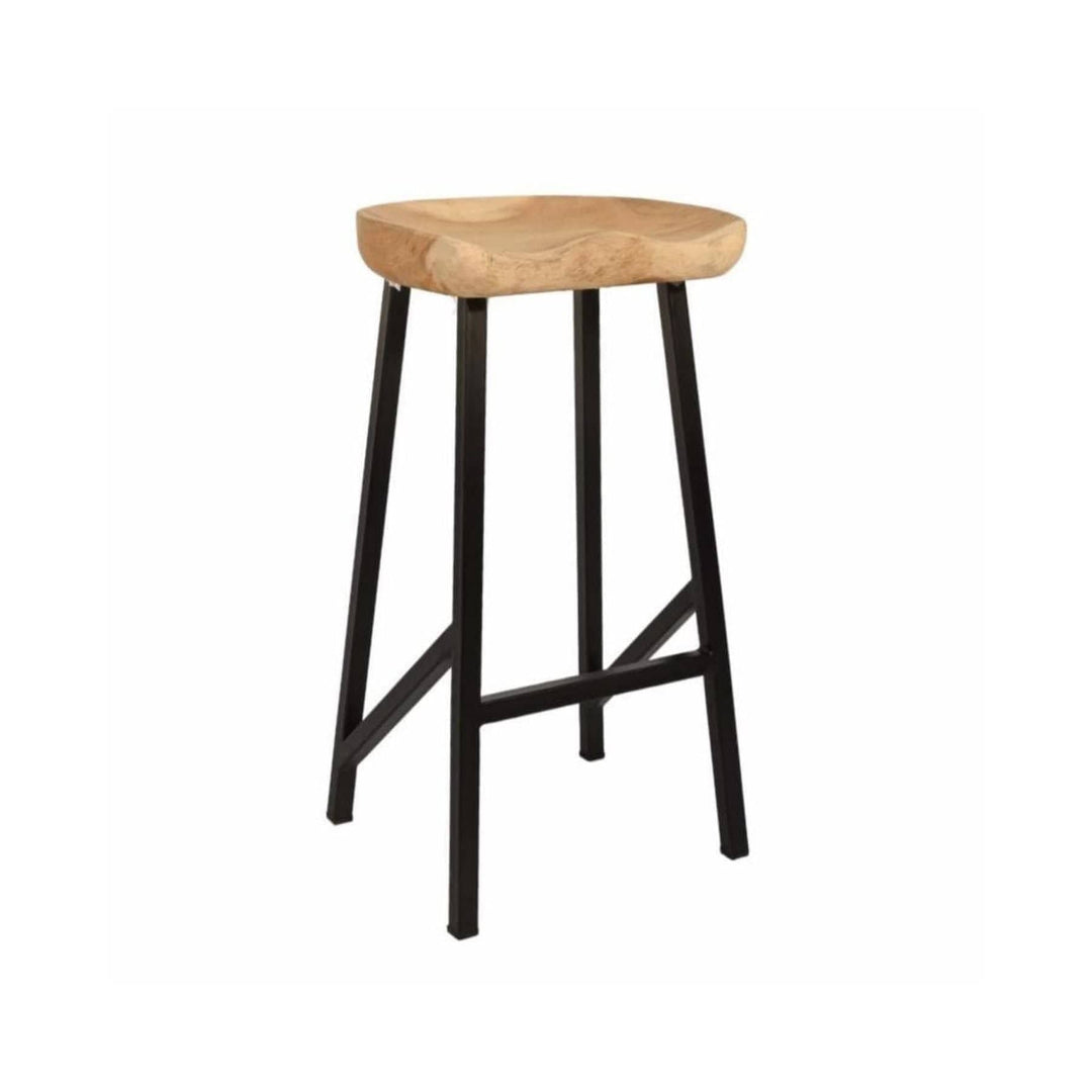 Zoco Home Furniture Bar Stool With Iron Legs