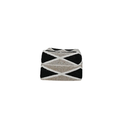 Zoco Home Decor/Accessories/Baskets Beaded Basket | Sand/Black 20cm