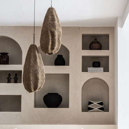 Zoco Home Decor/Accessories/Baskets Beaded Basket | Sand/Black 20cm