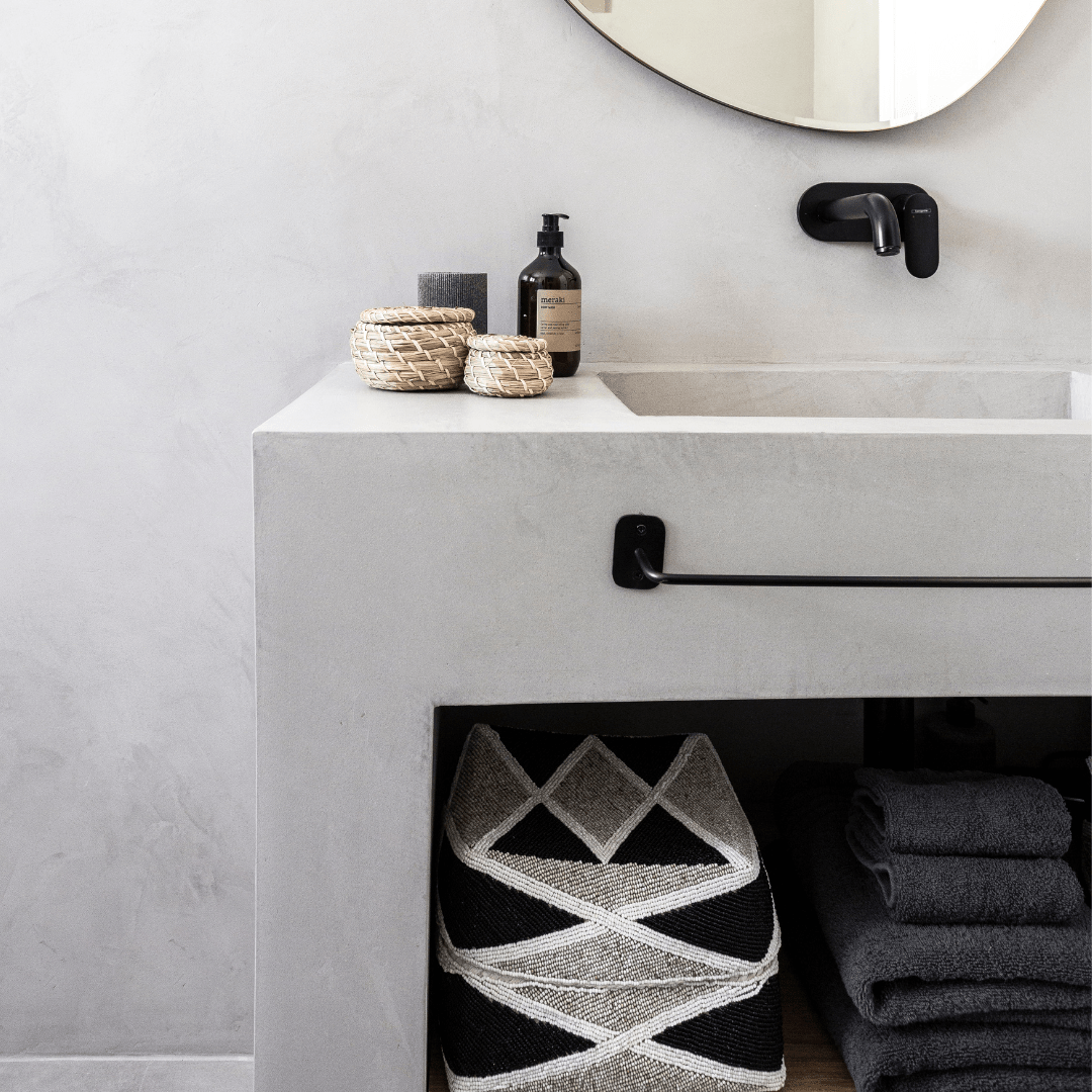 Zoco Home Decor/Accessories/Baskets Beaded Basket | Sand/Black 25cm