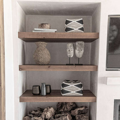 Zoco Home Decor/Accessories Beaded Basket | Sand/Black 30cm