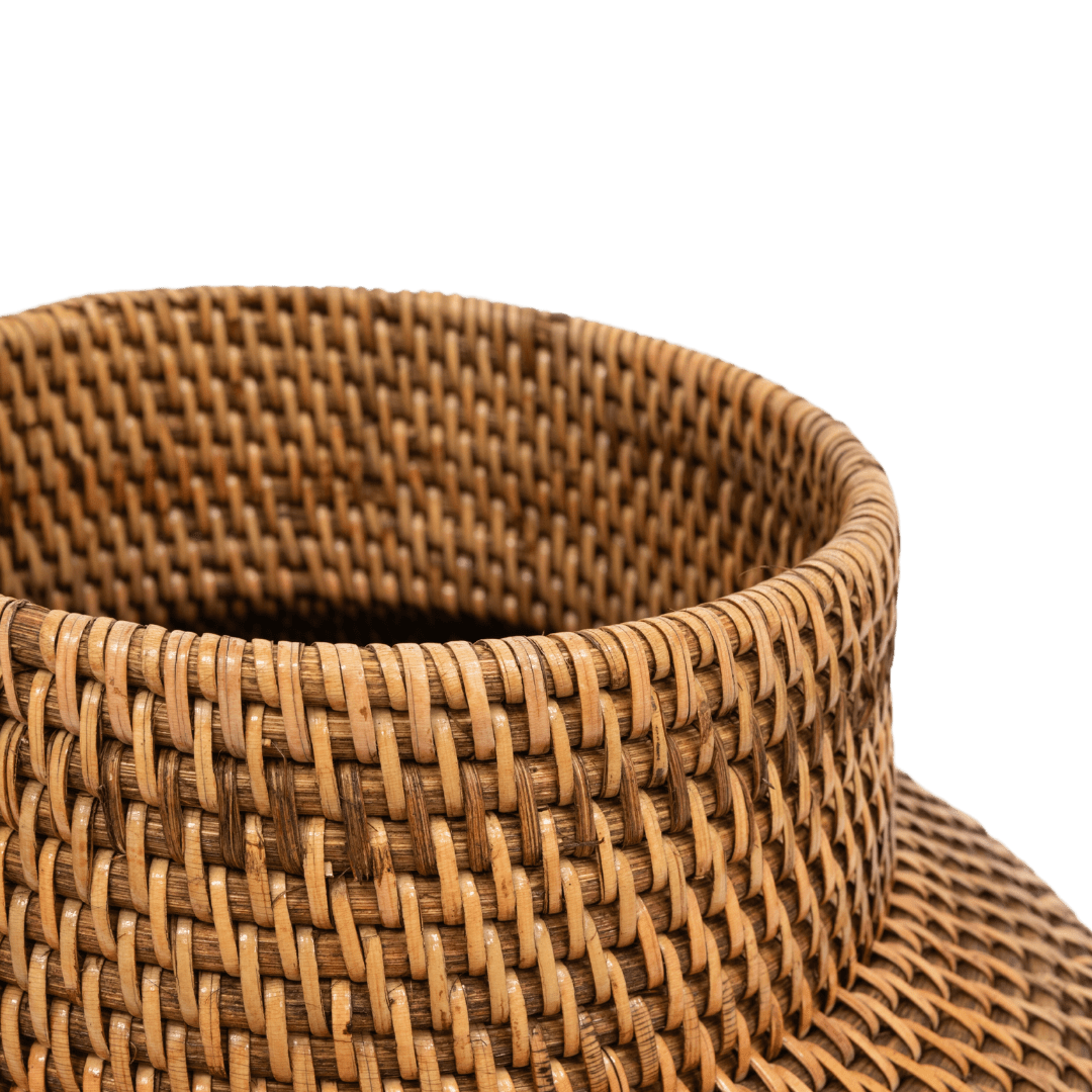 Zoco Home Black Patterned Tribal Basket  | 50cm