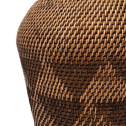 Zoco Home Decor/Accessories Black Patterned Tribal Basket  | 50cm