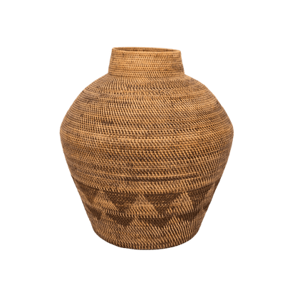 Zoco Home Decor/Accessories Black Patterned Tribal Basket | 70cm