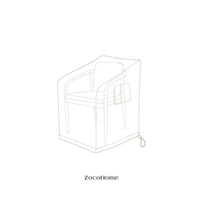 Zoco Home Outdoor/Cover Bora Outdoor Protective Cover Dining Chair