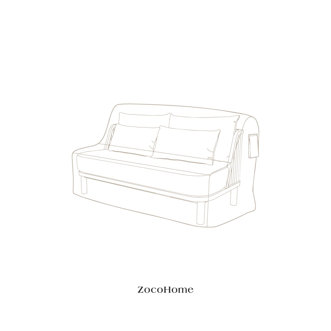 Zoco Home Bora Outdoor-Schutzhülle für Zweisitzer-Sofa