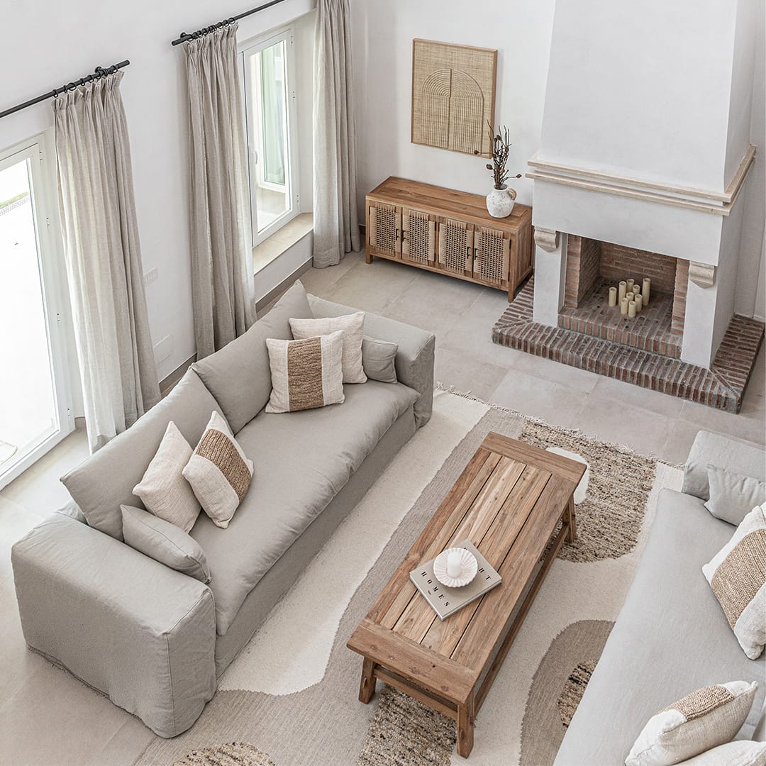 ベラフォーマ ココイストセット Ibiza Haven Linen Sofa – Zoco Home