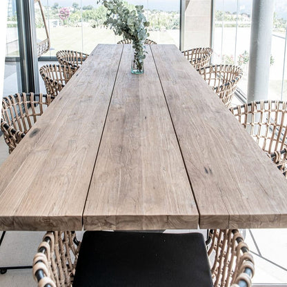 Zoco Home Dining Table Borneo Outdoor Table | Natural Legs 300x100x76cm